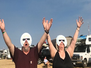 Bob and Katie Sporting their NASA modified Glasses