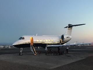 Private Just that flew in for the Eclipse